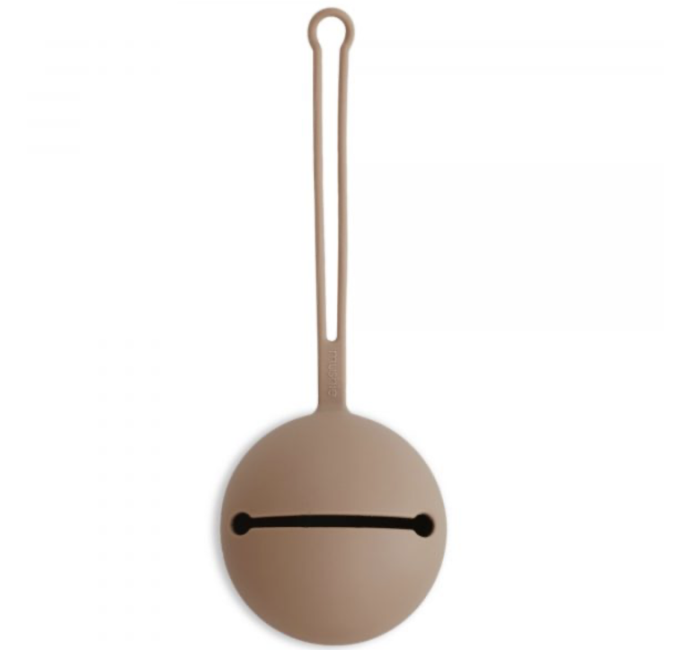 MUSHIE Pacifier Holder Case - Natural