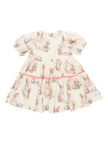 Pink chicken top girls dresses