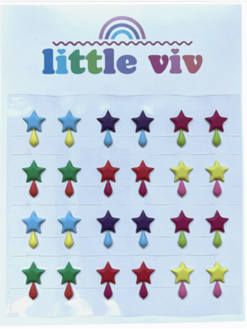 Star Drop Stick-on Earring