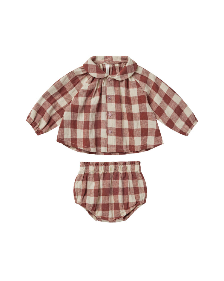 RYLEE AND CRU Nellie Plaid Set