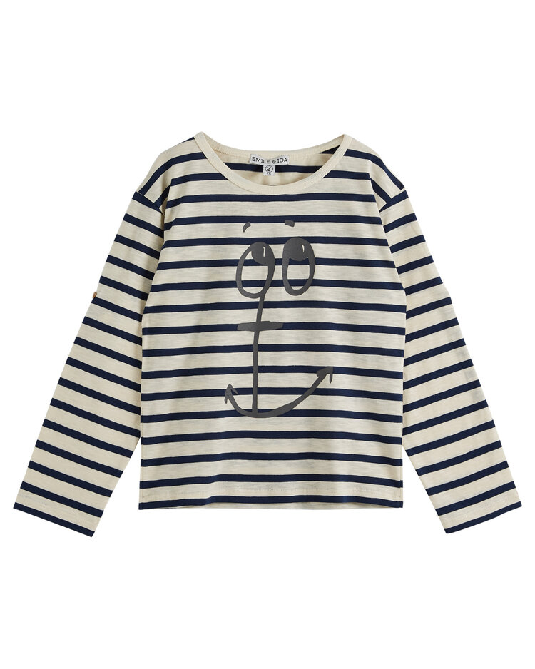 EMILE ET IDA Stripe Long Sleeve Shirt