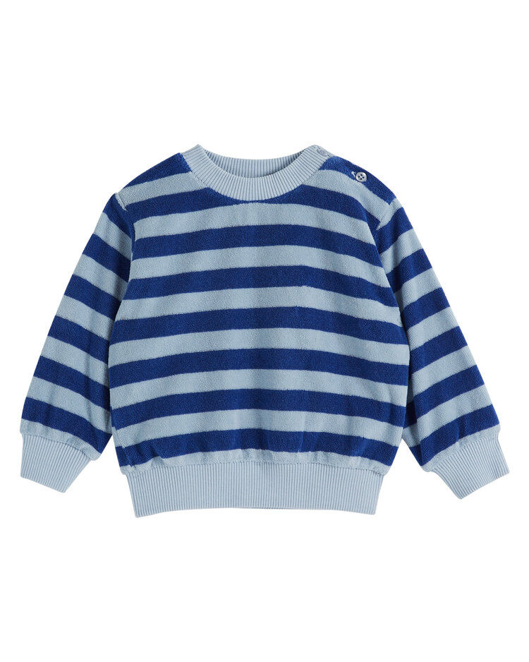 EMILE ET IDA Stripe Eponge Sweatshirt