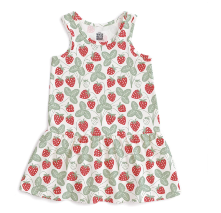WINTER WATER FACTORY Valencia Strawberries Dress