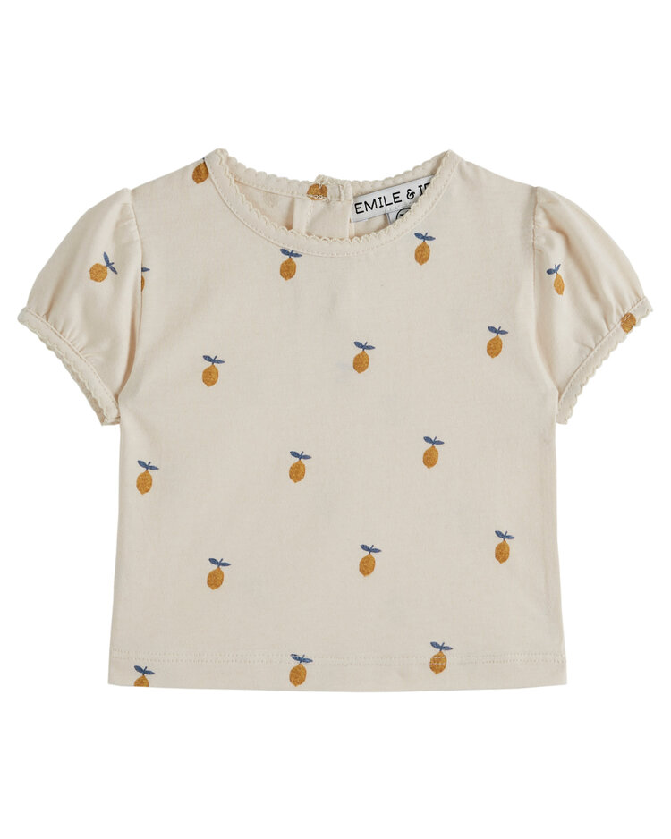EMILE ET IDA Lemon Tee Shirt