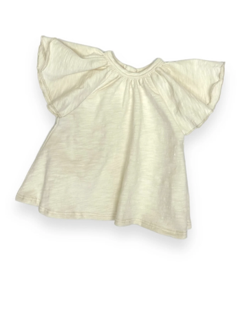 TANE ORGANICS Flame Cap Sleeved Top