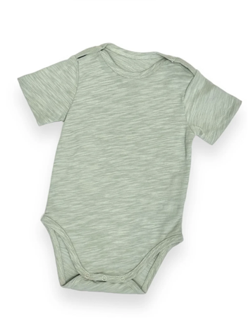 TANE ORGANICS Flame Bateau Neck Onesie