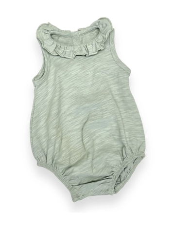 TANE ORGANICS Flame Sleeveless Collar Romper