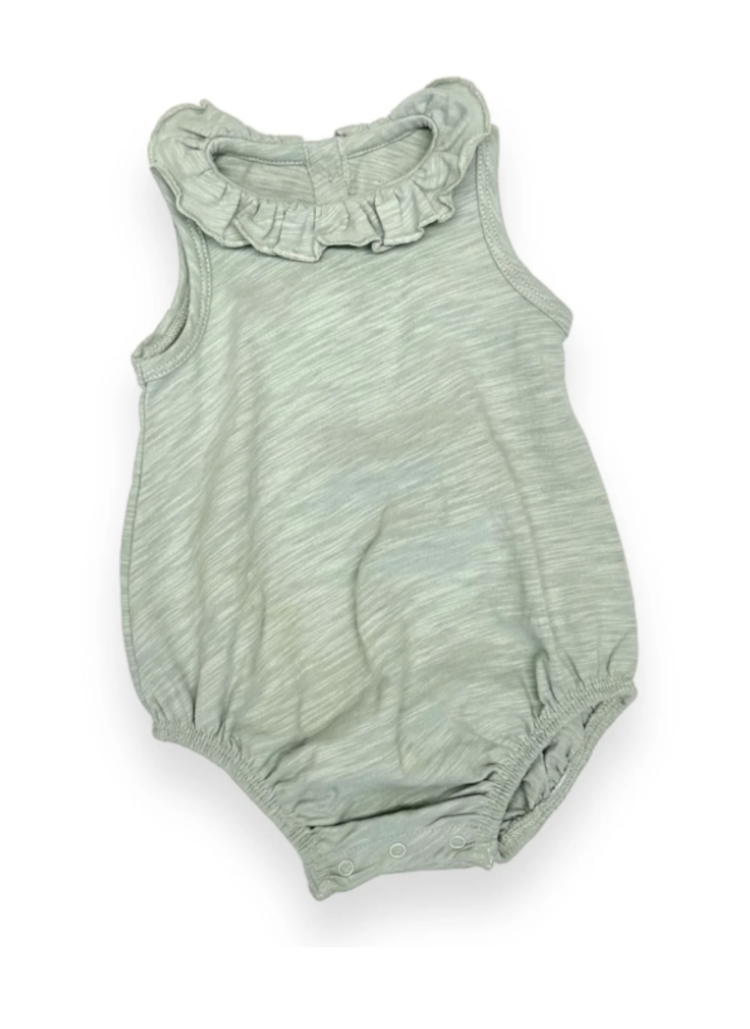 Flame Sleeveless Collar Romper