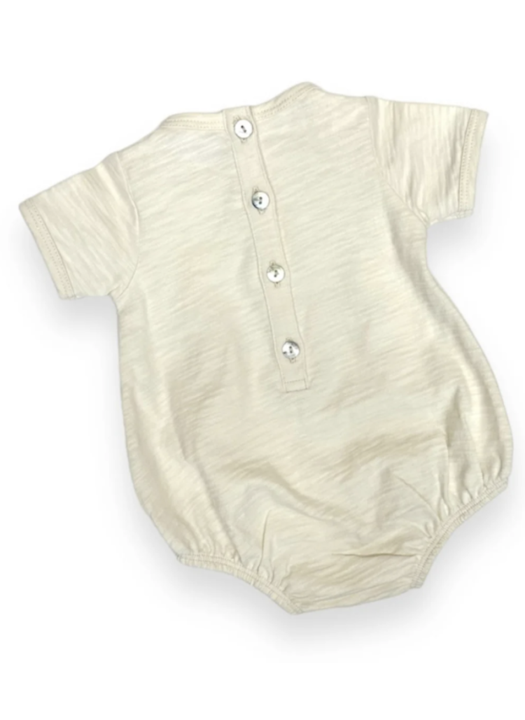 TANE ORGANICS Flame Short Sleeve Romper