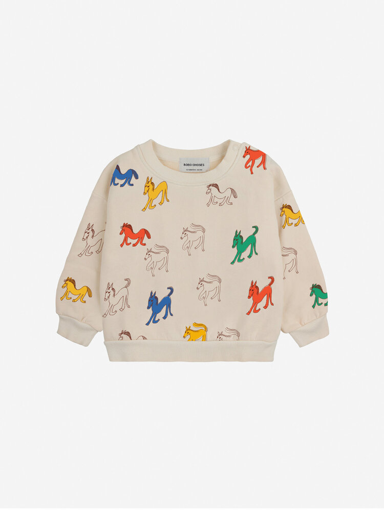 BOBO CHOSES Baby Wonder Horse Sweatshirt
