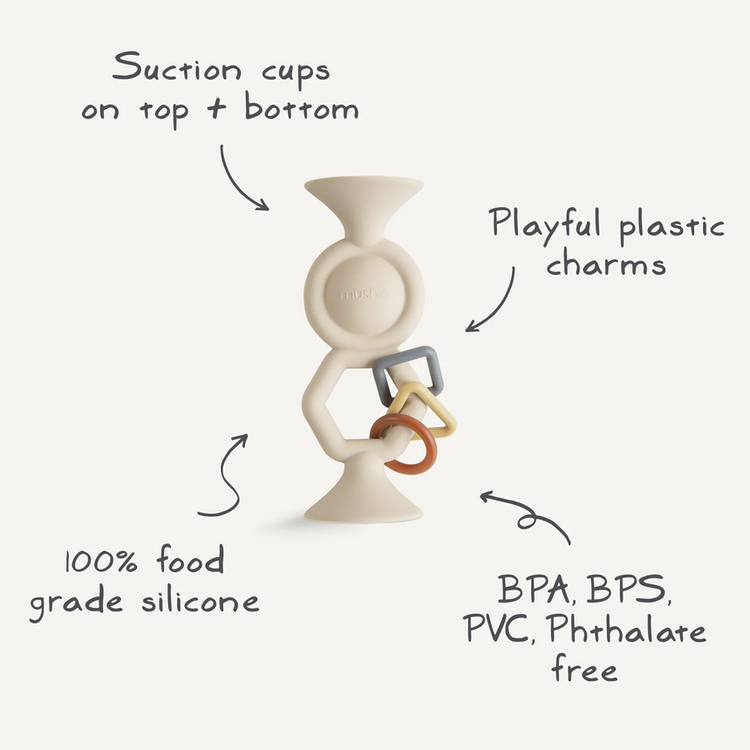 MUSHIE HexaPop Suction Toy - blush