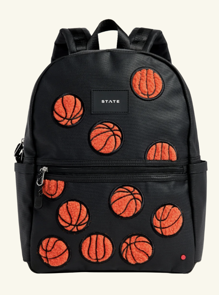 STATE BAGS Kane Backpack - Fuzzy Basketballs