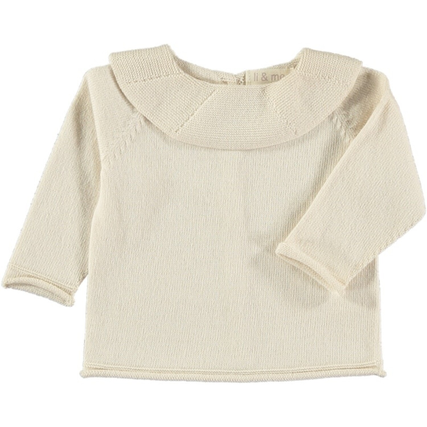 Sweater with ruffle collar sale