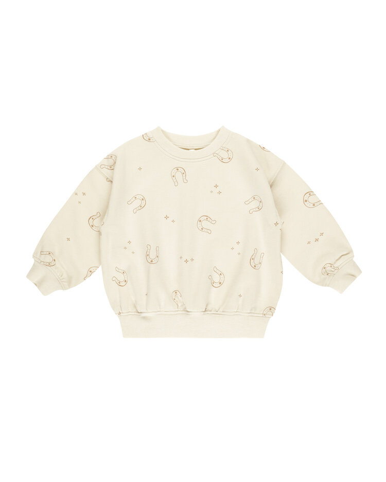 RYLEE AND CRU Horseshoe Relaxed Sweatshirt