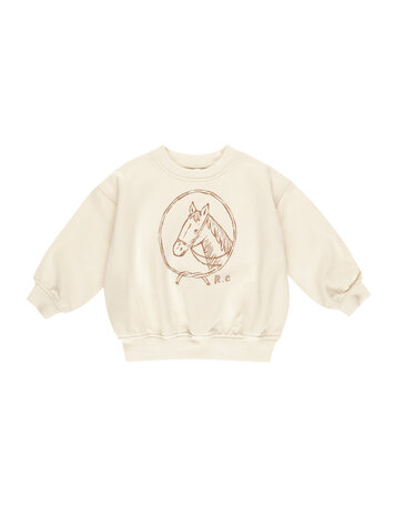 RYLEE AND CRU Horse Relaxed Baby Sweatshirt