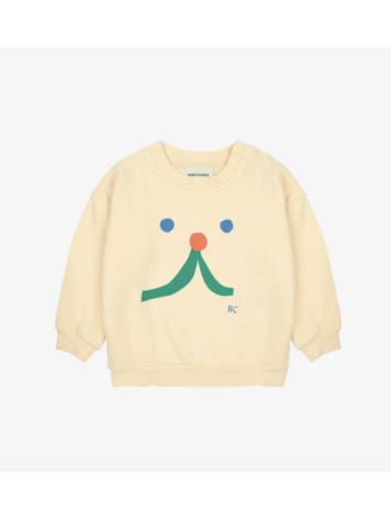 BOBO CHOSES Baby Funny Face Sweatshirt