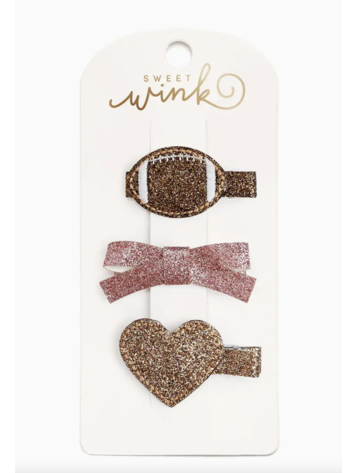SWEET WINK Football Love Clip Set