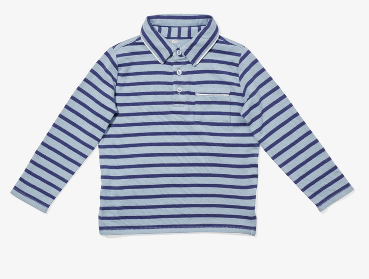 OSO & ME Parker Long Sleeve Polo