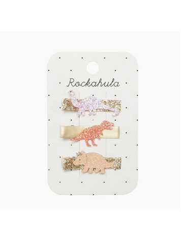 ROCKAHULA KIDS Glitter Dinosaur Bar Clips