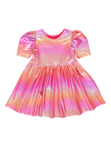 PINK CHICKEN Lame Laurie Dress