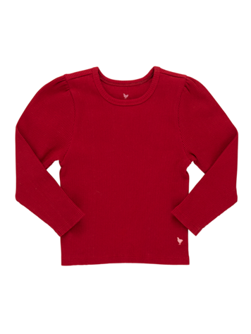 PINK CHICKEN Organic Camellia Rib Top