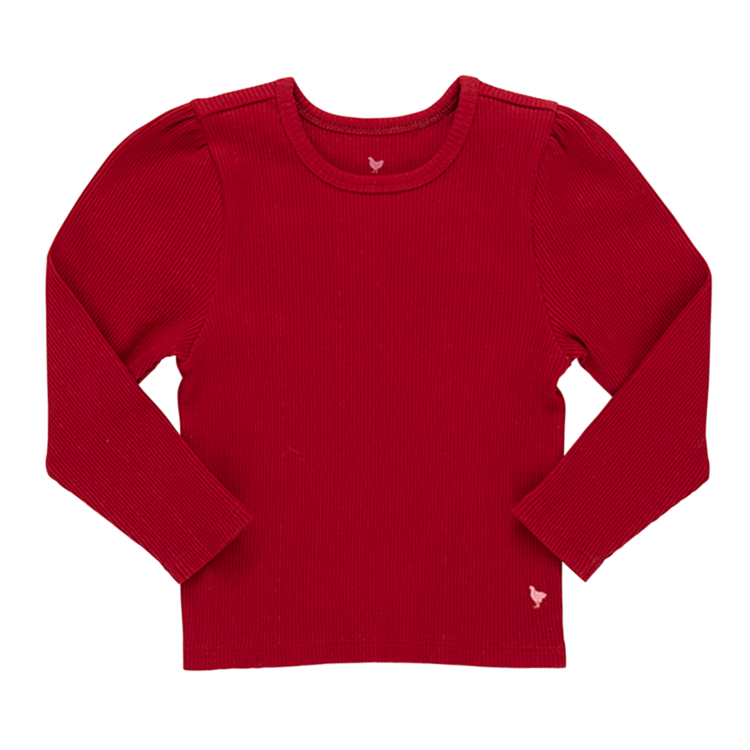 PINK CHICKEN Organic Camellia Rib Top