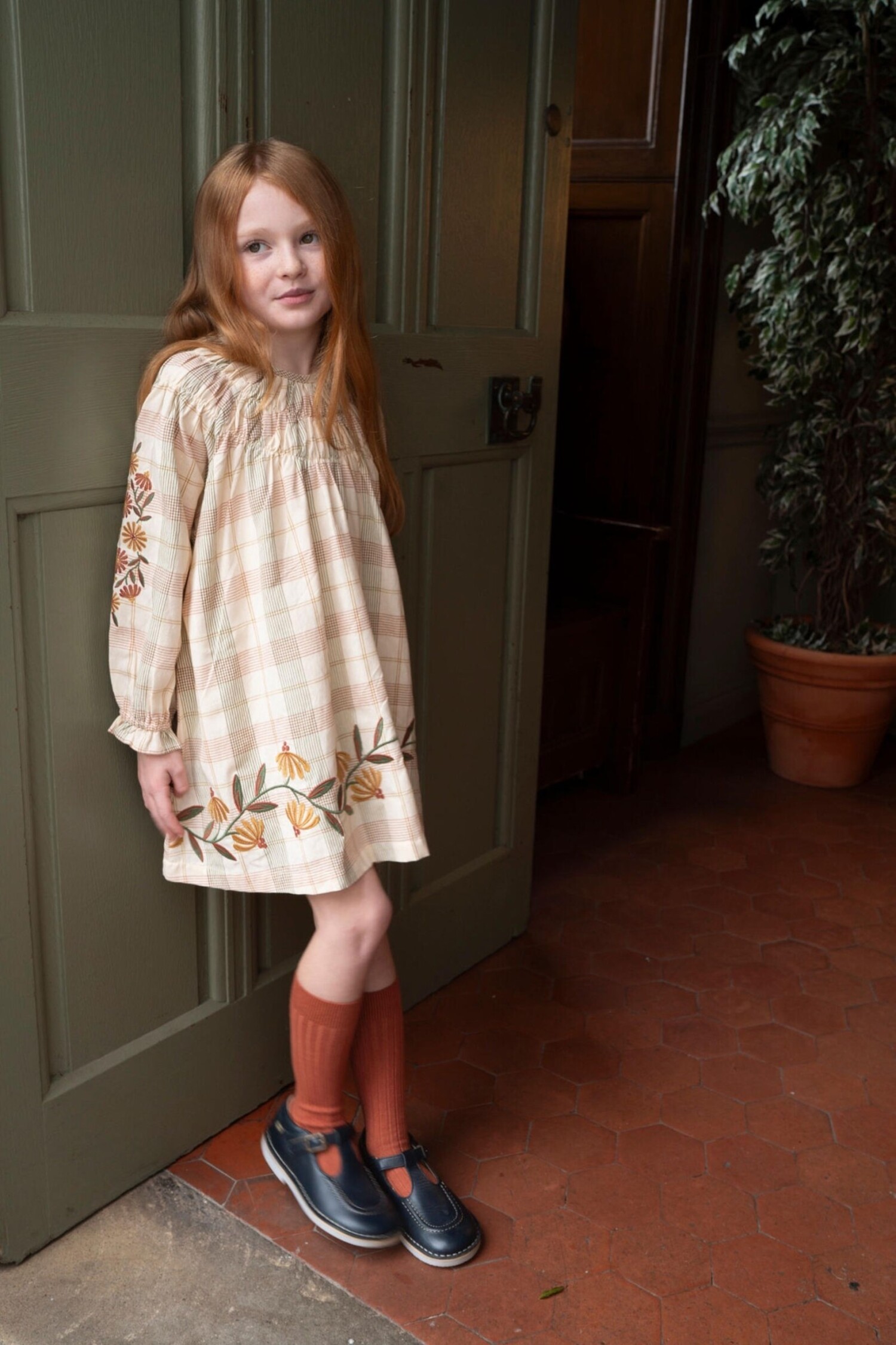 日本最大のブランド Harvest Tulip KIDS LALI Dress Goose Spotted The - ワンピース