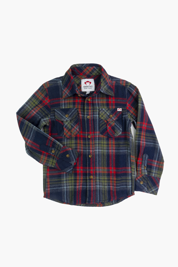 APPAMAN Flannel Plaid Shirt