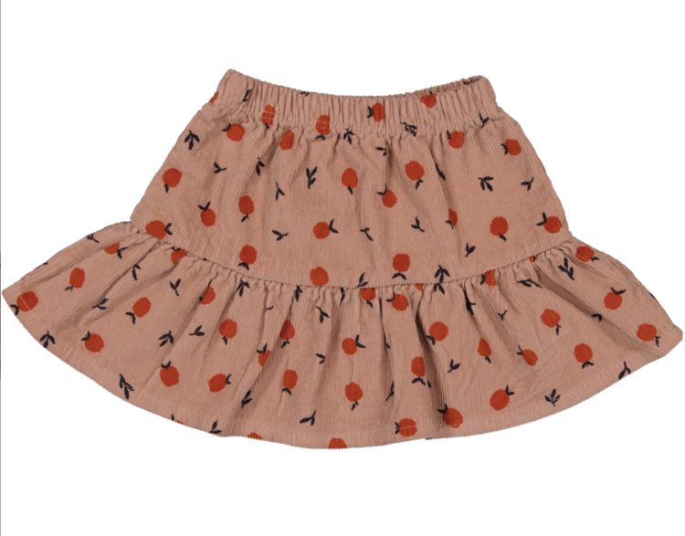 BEAN'S BARCELONA Printed Corduroy Girls Skirt