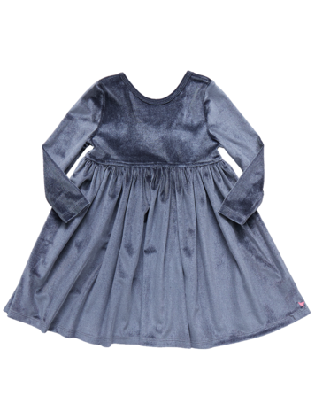 PINK CHICKEN Girls Velour Steph Dress