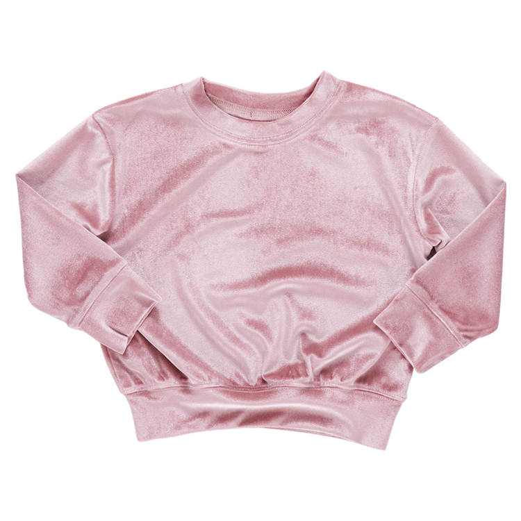 PINK CHICKEN Girls Velour Sweatshirt