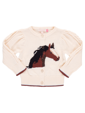 PINK CHICKEN Baby Cable Constance Sweater