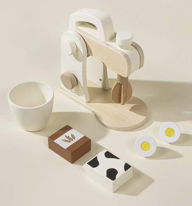 COCO VILLAGE Wooden Blender + Accessories