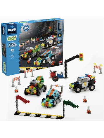PLUS-PLUS Go! Street Racing Super Set