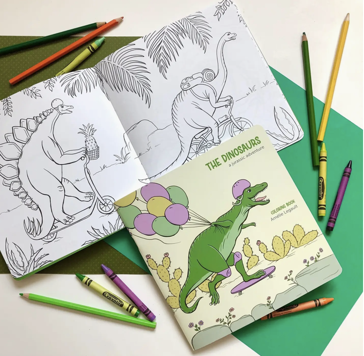 AMELIE ART + ILLUSTRATION The Dinosaurs A Jurassic Adventure