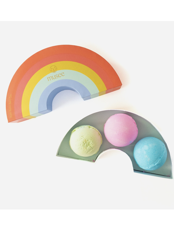 MUSEE Rainbow Bath Balm Set