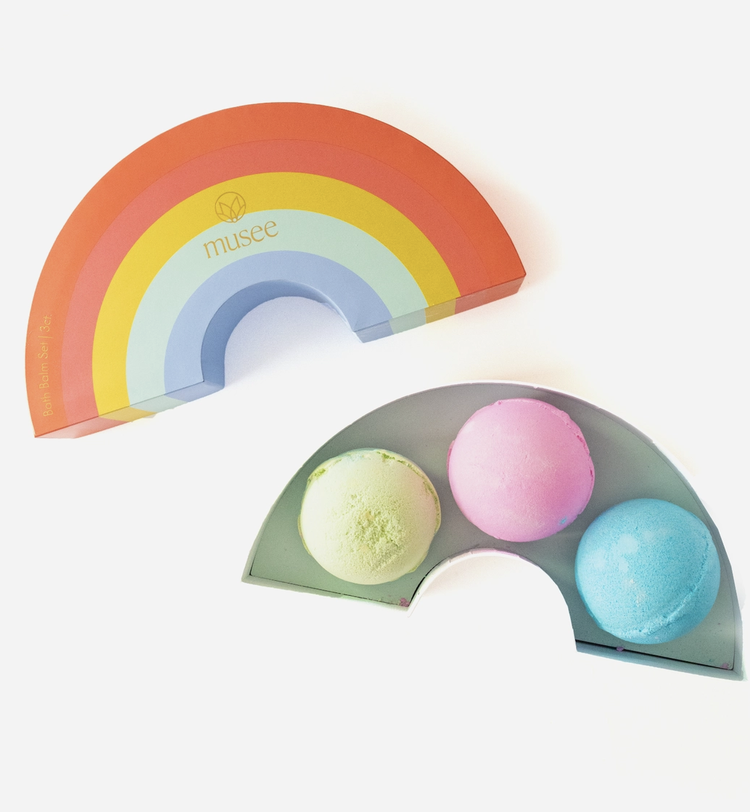 MUSEE Rainbow Bath Balm Set