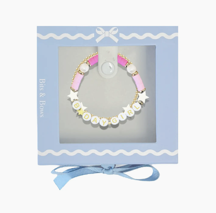BITS & BOWS Birthday Girl Bracelet Gift Set