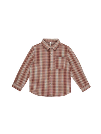 RYLEE AND CRU Plaid Collared Shirt