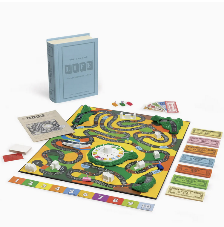 WS GAME COMPANY The Game of Life Vintage Bookshelf Edition