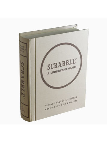 WS GAME COMPANY Scrabble Vintage Bookshelf Edition