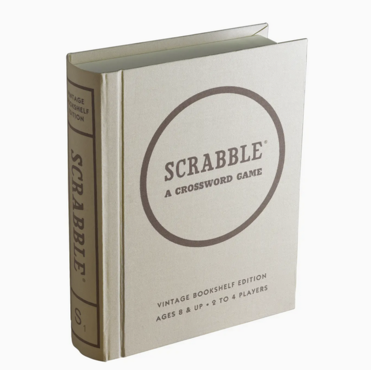 WS GAME COMPANY Scrabble Vintage Bookshelf Edition