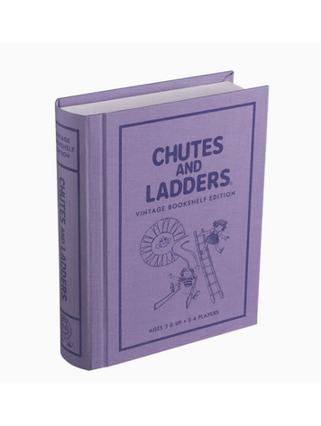 WS GAME COMPANY Chutes and Ladders Vintage Bookshelf Edition