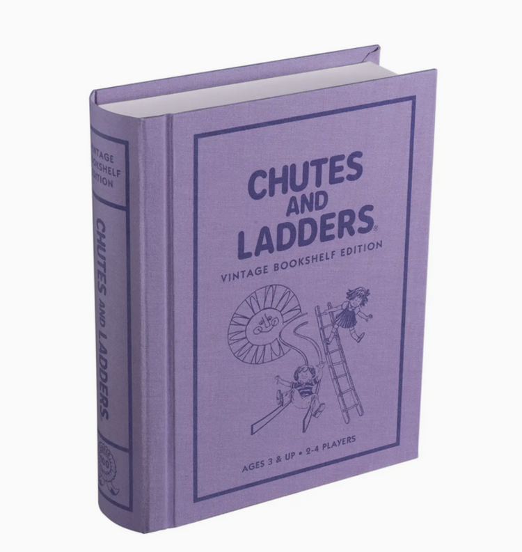 WS GAME COMPANY Chutes and Ladders Vintage Bookshelf Edition