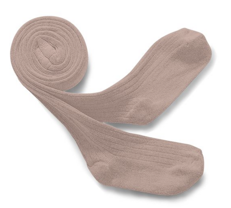 COLLEGIEN Louise Ribbed Girls Tights