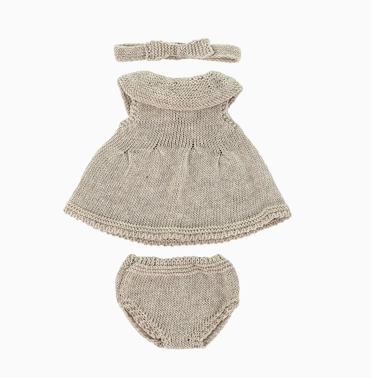 MINILAND EDUCATIONAL Knitted Doll Outfit -12"