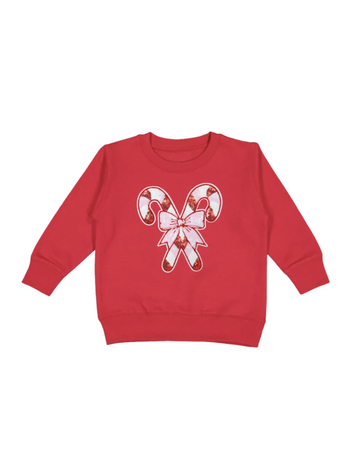 SWEET WINK Candy Cane Patch Sweatshirt