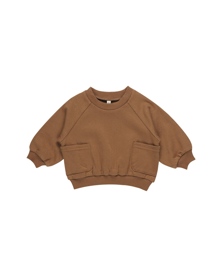 QUINCY MAE Pocket Sweatshirt