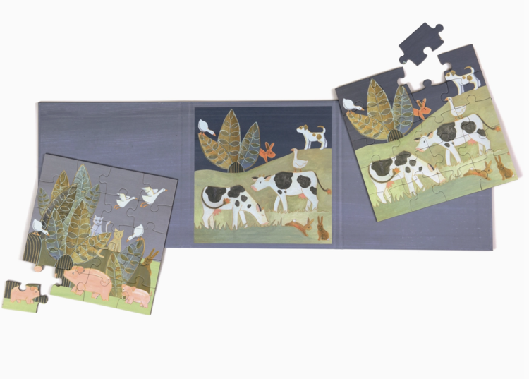 EGMONT Magnetic Puzzle - Countryside