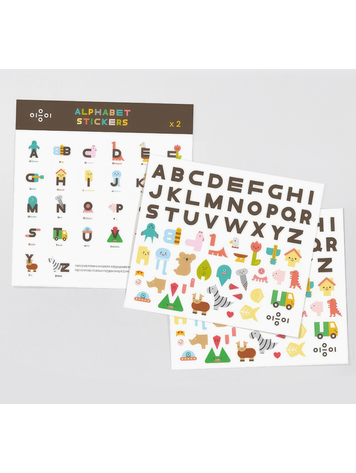 Living Refinery Alphabet Stickers